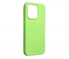 Roar Colorful Jelly Case -  iPhone 15 Pro žlutý limetkový