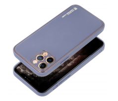 LEATHER Case  iPhone 15 Pro Max modrý