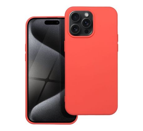 SILICONE Case  iPhone 15 Pro Max peach