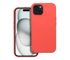 SILICONE Case  iPhone 15 peach