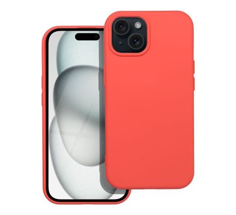 SILICONE Case  iPhone 15 peach