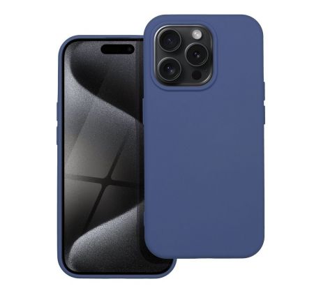 SILICONE Case  iPhone 15 Pro modrý