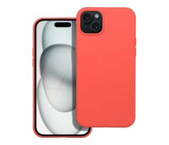 SILICONE Case  iPhone 15 Plus peach