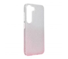 SHINING Case  Samsung Galaxy S23 prusvitný/ružový