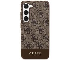 Original   GUESS GUHCS24LG4GLBR  Samsung Galaxy S24 Ultra (4G Bottom Stripe / hnedý)