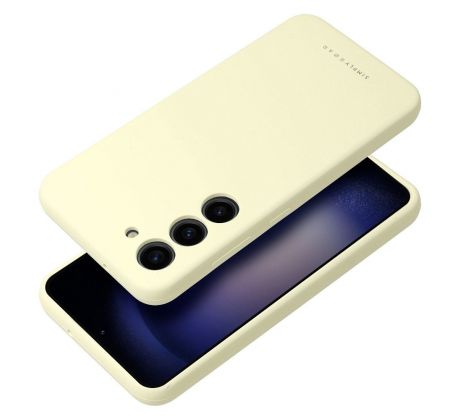 Roar Cloud-Skin Case -  Samsung Galaxy S24 5G Light žlutý