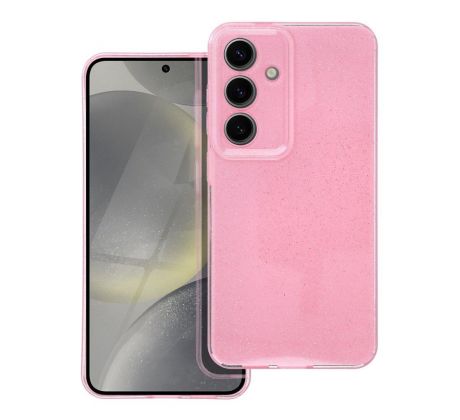 CLEAR CASE 2mm BLINK  Samsung Galaxy S24 ružový