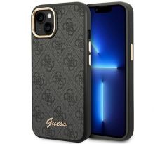 GUESS   iPhone 13 / 14 / 15 GUHCP14SHG4SHK (4G Vintage Gold Logo) cerný