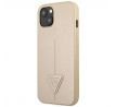 GUESS   iPhone 13 / 14 / 15 GUHCP14SPSATLE (SaffianoTriangle Logo) beige