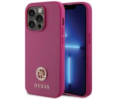 GUESS   iPhone 15 Pro GUHCP15LPS4DGPP (Strass Metal Logo) ružový