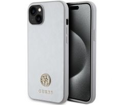 GUESS   iPhone 13 / 14 / 15 GUHCP15SPS4DGPS (Strass Metal Logo) stríbrný