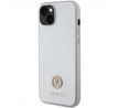 GUESS   iPhone 13 / 14 / 15 GUHCP15SPS4DGPS (Strass Metal Logo) stríbrný