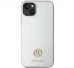 GUESS   iPhone 13 / 14 / 15 GUHCP15SPS4DGPS (Strass Metal Logo) stríbrný