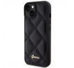 GUESS   iPhone 13 / 14 / 15 GUHCP15SPSQSQSK (Quilted Metal Logo) cerný