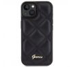 GUESS   iPhone 13 / 14 / 15 GUHCP15SPSQSQSK (Quilted Metal Logo) cerný