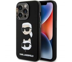 Original   KARL LAGERFELD KLHCP15LSDHKCNK  iPhone 15 Pro (Silicone KC / cerný)