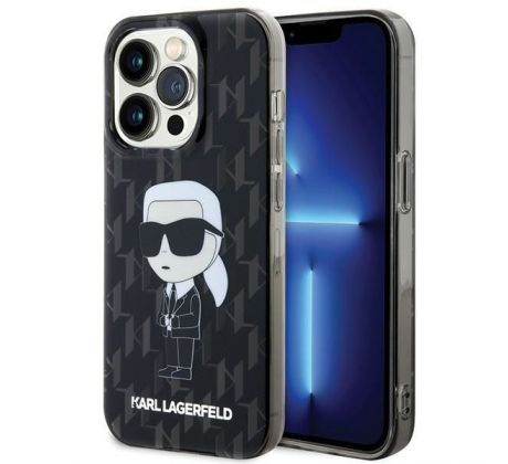 Original   KARL LAGERFELD KLHCP15XHNKMKLK  iPhone 15 Pro Max (Ikonik Monogram / cerný)