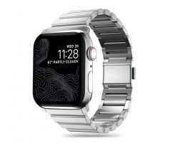 ŘEMÍNEK TECH-PROTECT STEELBAND APPLE WATCH 4 / 5 / 6 / 7 / 8 / 9 / SE / ULTRA 1 / 2 (42 / 44 / 45 / 49 mm) SILVER