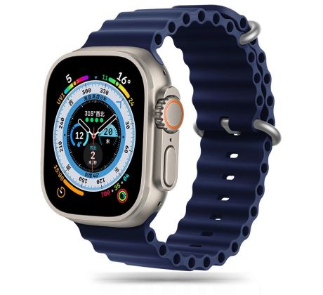 ŘEMÍNEK TECH-PROTECT ICONBAND PRO APPLE WATCH 4 / 5 / 6 / 7 / 8 / 9 / SE / ULTRA 1 / 2 (42 / 44 / 45 / 49 mm) MIDNIGHT BLUE