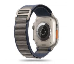 ŘEMÍNEK TECH-PROTECT NYLON PRO APPLE WATCH 4 / 5 / 6 / 7 / 8 / 9 / SE / ULTRA 1 / 2  (42 / 44 / 45 / 49 mm) NAVY / GREY