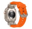 ŘEMÍNEK TECH-PROTECT DELTA PRO APPLE WATCH 4 / 5 / 6 / 7 / 8 / 9 / SE / ULTRA 1 / 2 (42 / 44 / 45 / 49 mm) ORANGE/TITANIUM