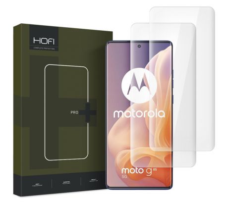 OCHRANNÉ TVRZENÉ SKLO HOFI UV GLASS PRO+ 2-PACK MOTOROLA MOTO G85 5G CLEAR