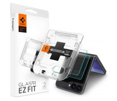 2KS V BALENÍ, SET 2 OCHRANNÝCH SKEL SPIGEN GLAS.TR ”EZ FIT” 2-PACK SAMSUNG GALAXY Z FLIP 6 CLEAR