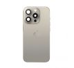 Apple iPhone 15 Pro - Zadní housing (Natural Titanium) 