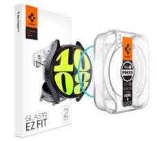 OCHRANNÉ TVRZENÉ SKLO SPIGEN GLAS.TR ”EZ-FIT” 2-PACK SAMSUNG GALAXY WATCH 7 (40 mm) CLEAR