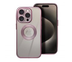 Case GLAM  iPhone 14 Pro rose ružový