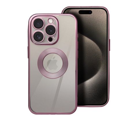 Case GLAM  iPhone 14 Pro rose ružový