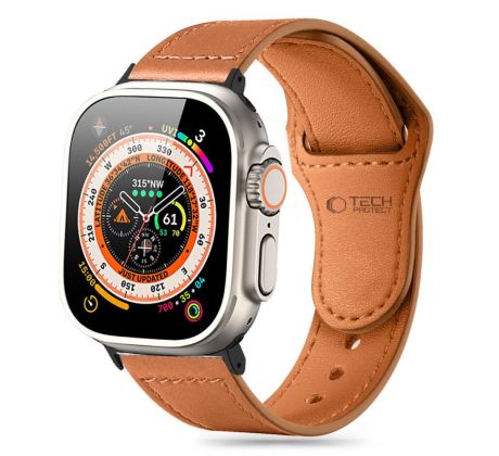 TECH-PROTECT NATURALFIT APPLE WATCH 4 / 5 / 6 / 7 / 8 / 9 / SE / ULTRA 1 / 2 (42 / 44 / 45 / 49 mm) BROWN