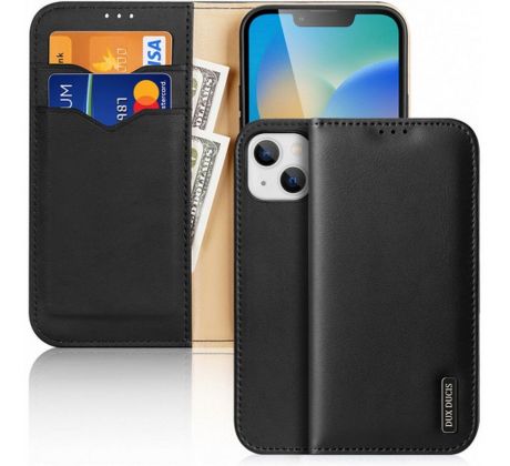 DUX DUCIS wallet  HIVO  iPhone 15 Plus cerný