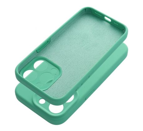 Case SILICONE 2mm  iPhone 11 slabomodrý tyrkysový mentolový