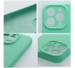 Case SILICONE 2mm  iPhone 13 slabomodrý tyrkysový mentolový