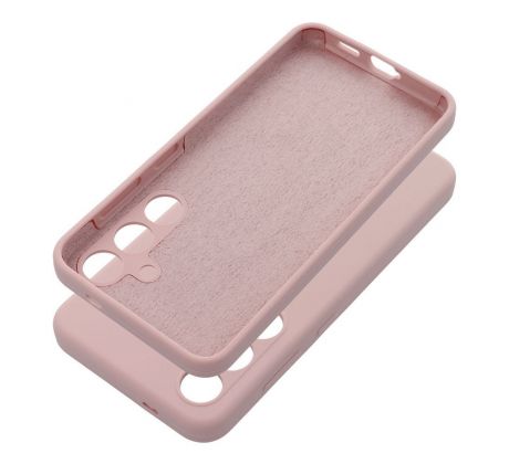 Case SILICONE 2mm  Samsung Galaxy A05S sand ružový