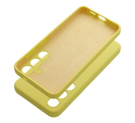 Case SILICONE 2mm  Samsung Galaxy A34 5G lemon