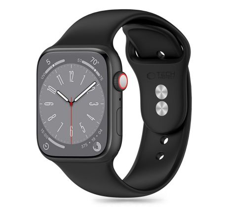 ŘEMÍNEK TECH-PROTECT SILICONE APPLE WATCH 4 / 5 / 6 / 7 / 8 / 9 / SE (38 / 40 / 41 mm) BLACK