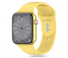 ŘEMÍNEK TECH-PROTECT SILICONE APPLE WATCH 4 / 5 / 6 / 7 / 8 / 9 / SE (38 / 40 / 41 mm) CANARY YELLOW