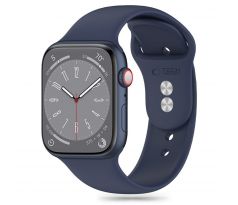 ŘEMÍNEK TECH-PROTECT SILICONE APPLE WATCH 4 / 5 / 6 / 7 / 8 / 9 / SE / ULTRA 1 / 2 (42 / 44 / 45 / 49 mm) MIDNIGHT BLUE