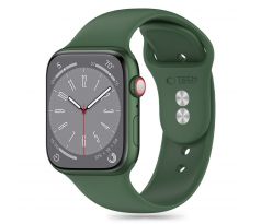 ŘEMÍNEK TECH-PROTECT SILICONE APPLE WATCH 4 / 5 / 6 / 7 / 8 / 9 / SE / ULTRA 1 / 2 (42 / 44 / 45 / 49 mm) OLIVE