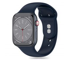 ŘEMÍNEK TECH-PROTECT SILICONE APPLE WATCH 4 / 5 / 6 / 7 / 8 / 9 / SE / ULTRA 1 / 2 (42 / 44 / 45 / 49 mm) STORM BLUE