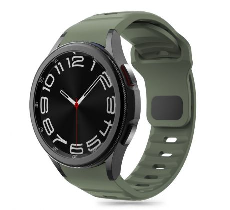 ŘEMÍNEK TECH-PROTECT SILICONE LINE SAMSUNG GALAXY WATCH 4 / 5 / 5 PRO / 6 / 7 / FE OLIVE GREEN