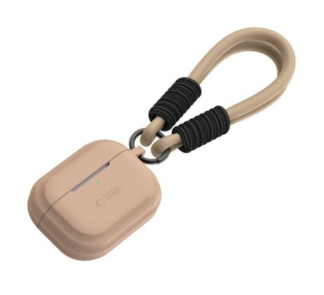 KRYT TECH-PROTECT SILICONE ROPE APPLE AirPODS PRO 1 / 2 CAFE LATTE