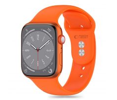 ŘEMÍNEK TECH-PROTECT SILICONE APPLE WATCH 4 / 5 / 6 / 7 / 8 / 9 / SE (38 / 40 / 41 mm) BRIGHT ORANGE