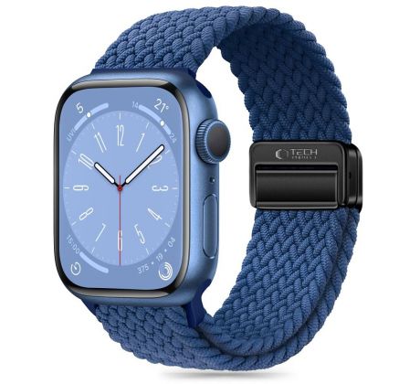 ŘEMÍNEK TECH-PROTECT NYLONMAG APPLE WATCH 4 / 5 / 6 / 7 / 8 / 9 / SE / ULTRA 1 / 2 (42 / 44 / 45 / 49 mm) MONTEGO BLUE