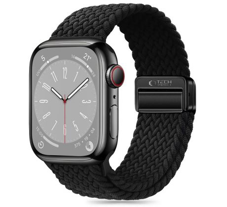 ŘEMÍNEK TECH-PROTECT NYLONMAG APPLE WATCH 4 / 5 / 6 / 7 / 8 / 9 / SE / ULTRA 1 / 2 (42 / 44 / 45 / 49 mm) BLACK