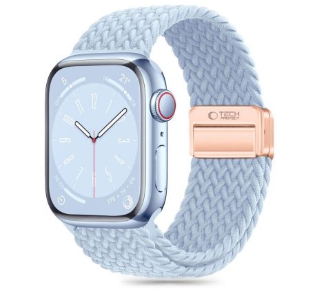 ŘEMÍNEK TECH-PROTECT NYLONMAG APPLE WATCH 4 / 5 / 6 / 7 / 8 / 9 / SE / ULTRA 1 / 2 (42 / 44 / 45 / 49 mm) BABY BLUE