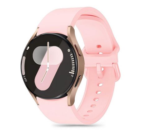 ŘEMÍNEK TECH-PROTECT SILICONE SAMSUNG GALAXY WATCH 4 / 5 / 5 PRO / 6 / 7 / FE BABY PINK