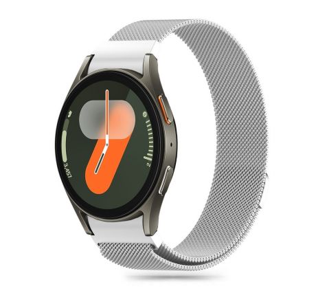 ŘEMÍNEK TECH-PROTECT MILANESEBAND SAMSUNG GALAXY WATCH 4 / 5 / 5 PRO / 6 / 7 / FE SILVER